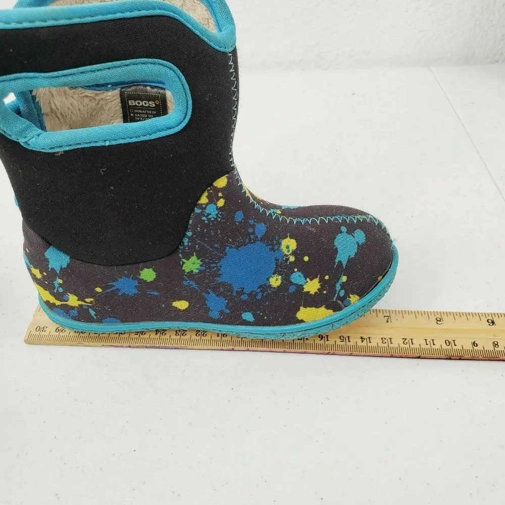 BOGS Unisex Kids Paint Handle It Snow‎ Boots Sz 8